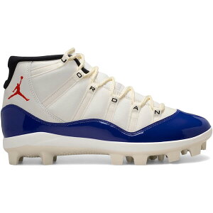 Jordan �W���[�_�� �����Y �X�j�[�J�[ �yJordan 11 Mid MCS Cleat Rare Air�z �T�C�Y US_11.5(29.5cm) Sail/Deep Royal Blue/Fire Red