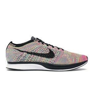 Nike �i�C�L �����Y �X�j�[�J�[ �yNike Flyknit Racer Multi-Color 3.0 (2016)�z �T�C�Y US_7(25.0cm) Dark Grey/Black-Blue Glow-Pink Flash