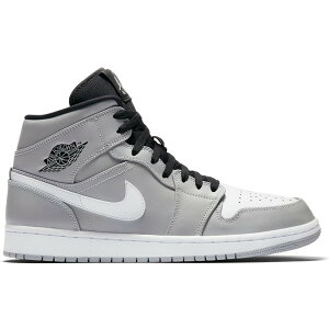 Jordan �W���[�_�� �����Y �X�j�[�J�[ �yJordan 1 Mid Wolf Grey Black White�z �T�C�Y US_8.5(26.5cm) Wolf Grey/White-Black