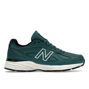 New Balance �j���[�o�����X �����Y �X�j�[�J�[ �yNew Balance 990v4 MiUSA Teddy Santis Teal�z �T�C�Y US_M_13 Teal/White
