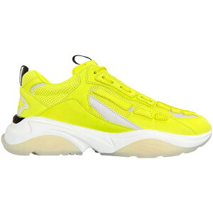 AMIRI �A�~�� �����Y �X�j�[�J�[ �yAmiri Bone Runner Reflective White Neon Yellow�z �T�C�Y EU_43(28.0cm) White/Neon Yellow