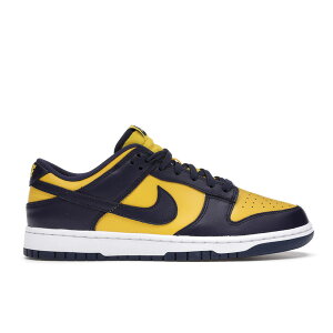 Nike �i�C�L �����Y �X�j�[�J�[ �yNike Dunk Low Michigan (2021)�z �T�C�Y US_5(23.0cm) Varsity Maize/Midnight Navy-White
