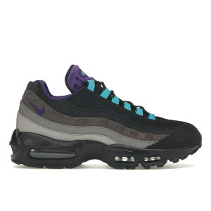 Nike �i�C�L �����Y �X�j�[�J�[ �yNike Air Max 95 Black Court Purple Teal Nebula�z �T�C�Y US_10(28.0cm) Black/Court Purple-Teal Nebula-Thunder Grey-Gunsmoke-Atmosphere Grey