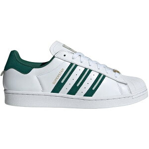 adidas �A�f�B�_�X �����Y �X�j�[�J�[ �yadidas Superstar Cloud White Collegiate Green Grey�z �T�C�Y US_7.5(25.5cm) Cloud White/Collegiate Green/Grey One
