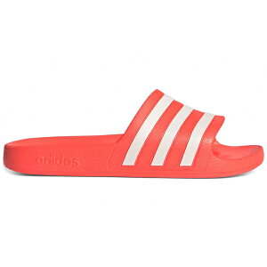 adidas �A�f�B�_�X �����Y �X�j�[�J�[ �yadidas Adilette Aqua Solar Red White�z �T�C�Y US_10(28.0cm) Solar Red/Cloud White/Solar Red