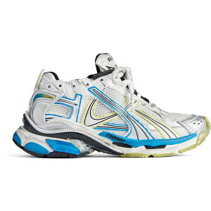Balenciaga �o�����V�A�K �����Y �X�j�[�J�[ �yBalenciaga Runner White Yellow Blue�z �T�C�Y US_M_13 White/Yellow/Blue