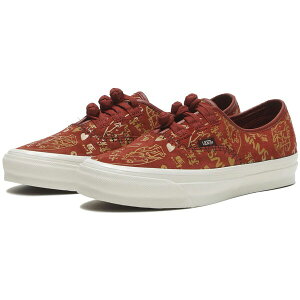 Vans �o���Y �����Y �X�j�[�J�[ �yVans Premium Authentic 44 Knot Bolin Year of the Horse�z �T�C�Y US_7.5(25.5cm) Poppy Ember/Brown