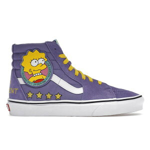 Vans �o���Y �����Y �X�j�[�J�[ �yVans Sk8-Hi The Simpsons Lisa�z �T�C�Y US_11.5(29.5cm) Purple/True White