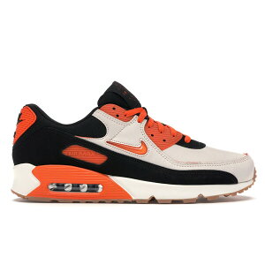 Nike �i�C�L �����Y �X�j�[�J�[ �yNike Air Max 90 Home & Away Orange�z �T�C�Y US_10.5(28.5cm) Sail/Safety Orange-Black-Gum Medium Brown