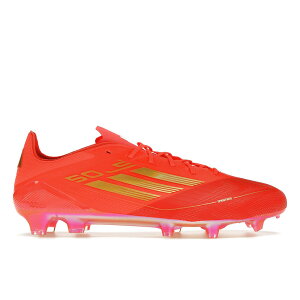 adidas �A�f�B�_�X �����Y �X�j�[�J�[ �yadidas F50 Elite FG Mo Salah Two Horizons�z �T�C�Y US_8(26.0cm) Solar Red/Gold Metallic/Bright Red