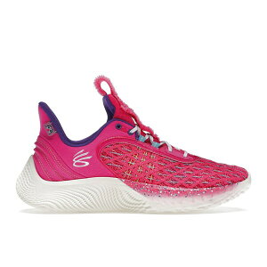 Under Armour �A���_�[�A�[�}�[ �����Y �X�j�[�J�[ �yUnder Armour Curry Flow 9 Sesame Street Abby Cadabby�z �T�C�Y US_12(30.0cm) Pink/Purple/White