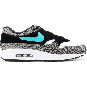 Nike �i�C�L �����Y �X�j�[�J�[ �yNike Air Max 1 atmos x Jordan�z �T�C�Y US_8.5(26.5cm) Medium Grey/Clear Jade-Black-White