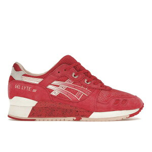 ASICS �A�V�b�N�X �����Y �X�j�[�J�[ �yASICS Gel-Lyte III Strawberry & Cream�z �T�C�Y US_5.5(23.5cm) Red/Cream