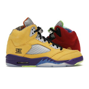 Jordan �W���[�_�� �����Y �X�j�[�J�[ �yJordan 5 Retro What The�z �T�C�Y US_11(29.0cm) Varsity Maize/Court Purple-Ghost Green-Solar Orange