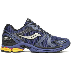 Saucony �T�b�J�j�[ �����Y �X�j�[�J�[ �ySaucony ProGrid Triumph 4 Blue Black Yellow�z �T�C�Y US_M_3.5 Blue/Black