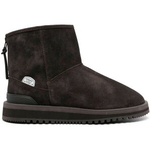 Suicoke �X�C�R�b�N �����Y �X�j�[�J�[ �ySuicoke ELS-Mwpab-Mid Boot Dark Brown�z �T�C�Y US_9(27.0cm) Dark Brown