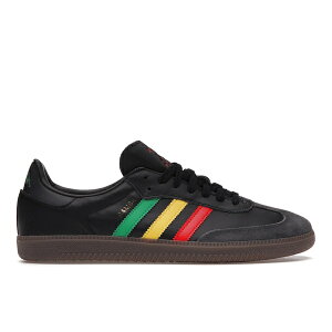 adidas �A�f�B�_�X �����Y �X�j�[�J�[ �yadidas Samba OG Ajax Bob Marley 3 Little Birds�z �T�C�Y US_7.5(25.5cm) Black/Green/Yellow/Red