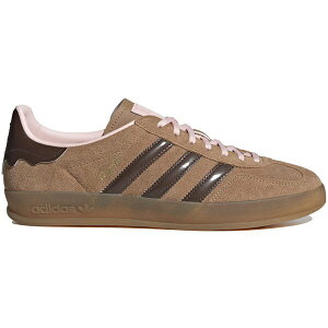 adidas �A�f�B�_�X �����Y �X�j�[�J�[ �yadidas Gazelle Indoor Cardboard Brown Sandy Pink Gum�z �T�C�Y US_9.5(27.5cm) Cardboard/Brown/Sandy Pink