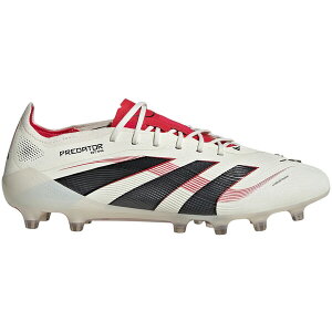 adidas �A�f�B�_�X �����Y �X�j�[�J�[ �yadidas Predator Elite AG Off White Core Black Pure Ruby�z �T�C�Y US_7(25.0cm) Off White/Core Black/Pure Ruby