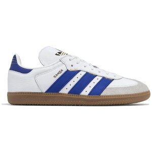 adidas �A�f�B�_�X �����Y �X�j�[�J�[ �yadidas Samba OG Oversized Logo Cloud White�z �T�C�Y US_6.5(24.5cm) Cloud White/Semi Lucid Blue/Gold Metallic
