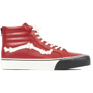 Vans �o���Y �����Y �X�j�[�J�[ �yVans Sk8-Hi Reissue Zip Blends Bones Chili Pepper�z �T�C�Y US_8(26.0cm) Chili Pepper/White