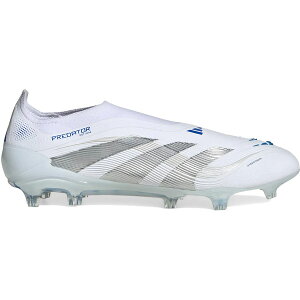 adidas �A�f�B�_�X �����Y �X�j�[�J�[ �yadidas Predator Elite Laceless FG Polar Victory Pack�z �T�C�Y US_8(26.0cm) Footwear White/Silver Metallic/Bright Royal