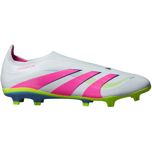 adidas �A�f�B�_�X �����Y �X�j�[�J�[ �yadidas Predator League Laceless FG/MG Cloud White Lucid Pink Lucid Lemon�z �T�C�Y US_6.5(24.5cm) Cloud White/Lucid Pink/Lucid Lemon