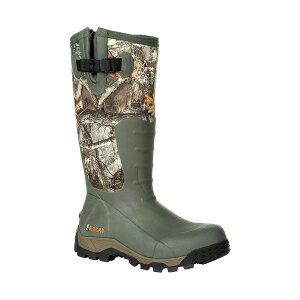 ���b�L�[ �����Y �u�[�c �V���[�Y Men's Sport Pro Rubber Outdoor Boot Realtree edge