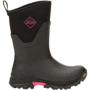 }bN fB[X u[c V[Y Women's Arctic Ice Mid Boot + Vibram Arctic Grip A.T. Black