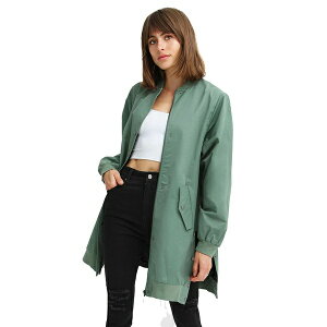 x Ah u[ fB[X WPbgu] AE^[ Women's Chasing You Long Bomber Jacket Military