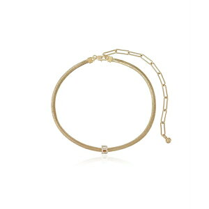 GeBJ fB[X lbNXE`[J[Ey_ggbv ANZT[ Initial Herringbone 18K Gold Plated Necklace Letter B