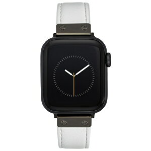 アンクライン レディース 腕時計 アクセサリー Women's White Genuine Leather Band Compatible with 42/44/45/Ultra/Ultra 2 Apple Watch White