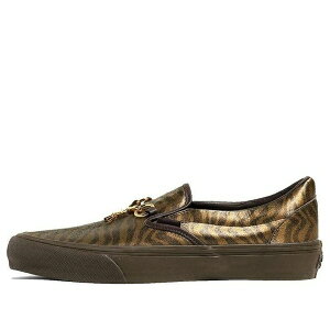 Vans �o���Y �����Y �X�j�[�J�[ �yVans Needles x Vault Classic Slip-On V 'Animal Print - Brown' VN0A3QXY2GU�z �T�C�Y US_11(29.0cm)