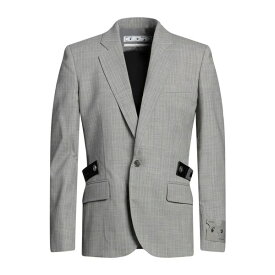 【送料無料】 オフホワイト メンズ ジャケット＆ブルゾン アウター Blazers Grey