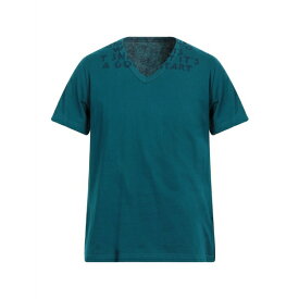 【送料無料】 マルタンマルジェラ メンズ Tシャツ トップス T-shirts Deep jade