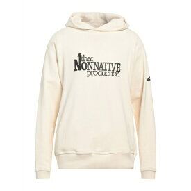 【送料無料】 ノンネイティブ メンズ パーカー・スウェットシャツ アウター Sweatshirts Ivory