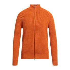 【送料無料】 フィリッポ デ ラウレンティス メンズ カーディガン アウター Cardigans Orange