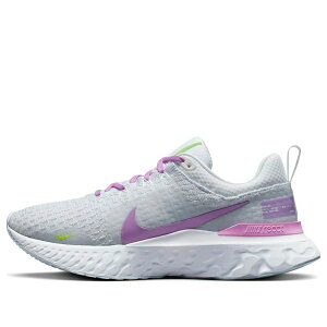 Nike �i�C�L ���f�B�[�X �X�j�[�J�[ �y(WMNS) Nike React Infinity Run Flyknit 3 'Grey Rush Fuchsia' DZ3016-100�z �T�C�Y US_7.5(24.5cm)