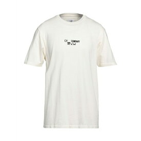 【送料無料】 シーピーカンパニー メンズ Tシャツ トップス T-shirts Ivory