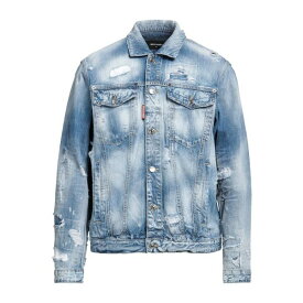 【送料無料】 ディースクエアード メンズ ジャケット＆ブルゾン アウター Denim outerwear Blue