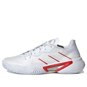 adidas �A�f�B�_�X ���f�B�[�X �X�j�[�J�[ �y(WMNS) adidas Barricade 'White Silver Metallic Red' GW5034�z �T�C�Y US_6(23.0cm)