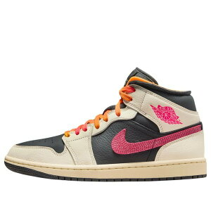 Jordan �W���[�_�� ���f�B�[�X �X�j�[�J�[ �y(WMNS) Air Jordan 1 Mid 'Flight Club' IB7007-107�z �T�C�Y US_8.5(25.5cm)