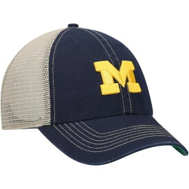 フォーティーセブン メンズ 帽子 アクセサリー Michigan Wolverines '47 Trawler Trucker Snapback Hat Navy