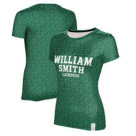 プロスフィア レディース Tシャツ トップス Hobart & William Smith Colleges ProSphere Women's Lacrosse TShirt Green