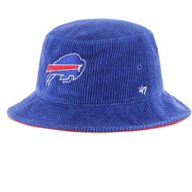 フォーティーセブン メンズ 帽子 アクセサリー Buffalo Bills '47 Thick Cord Bucket Hat Royal