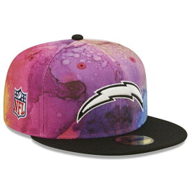 ニューエラ メンズ 帽子 アクセサリー Los Angeles Chargers New Era 2022 NFL Crucial Catch 59FIFTY Fitted Hat Pink/Black