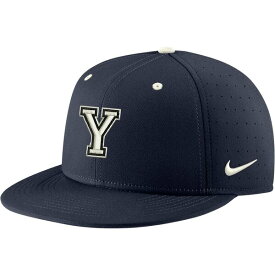 ナイキ メンズ 帽子 アクセサリー BYU Cougars Nike Aero True Baseball Performance Fitted Hat Navy