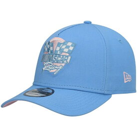 ニューエラ メンズ 帽子 アクセサリー NASCAR New Era 9FORTY AFrame Snapback Hat Light Blue/Pink