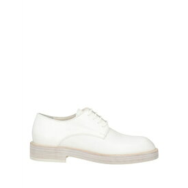 【送料無料】 アン ドゥムルメステール メンズ ドレスシューズ シューズ Lace-up shoes White