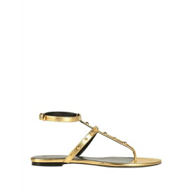 【送料無料】 ヴェルサーチ レディース サンダル シューズ Toe strap sandals Gold